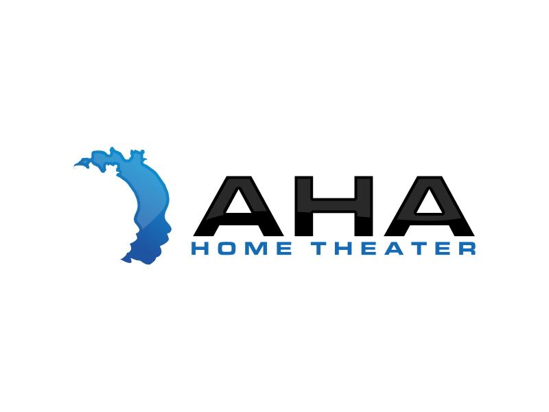 AHA Home Theater logo design by MarkindDesign