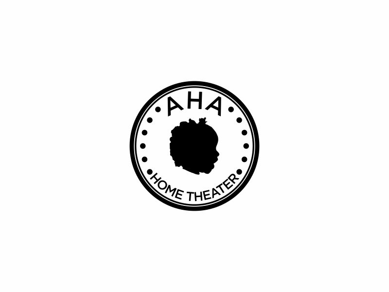 AHA Home Theater logo design by hopee
