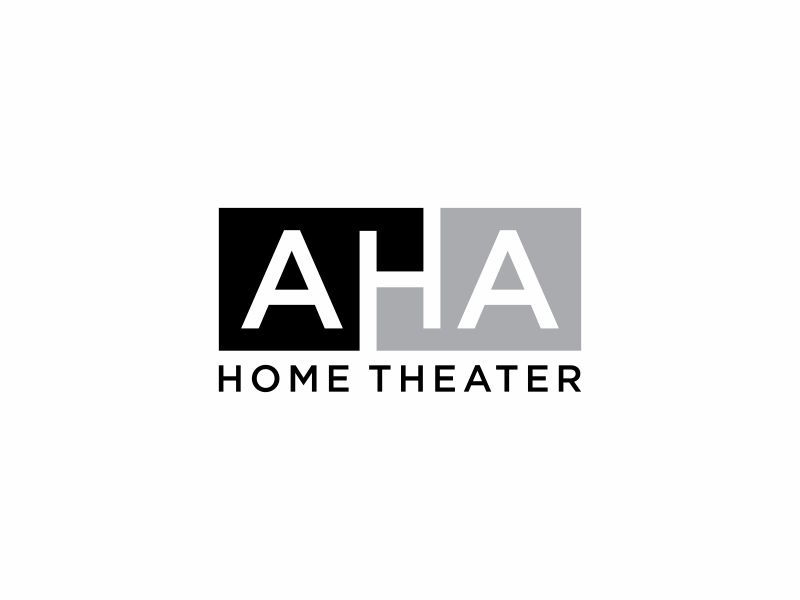 AHA Home Theater logo design by ora_creative