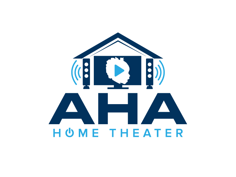 AHA Home Theater logo design by jaize