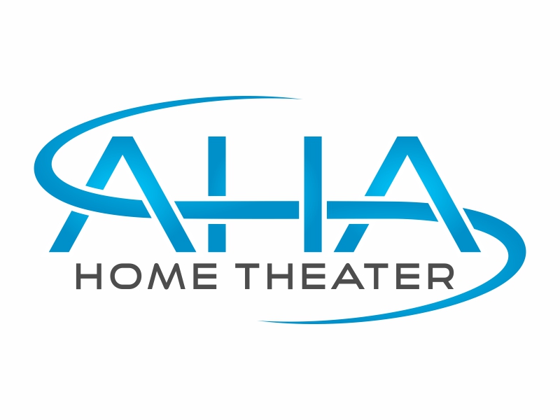 AHA Home Theater logo design by FriZign