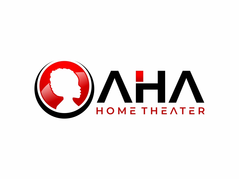 AHA Home Theater logo design by mutafailan
