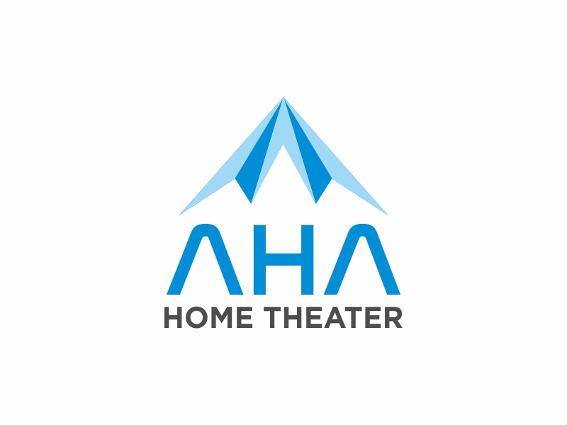 AHA Home Theater logo design by Greenlight