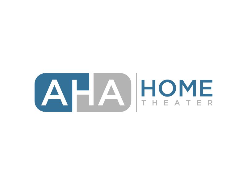 AHA Home Theater logo design by mukleyRx