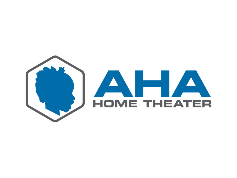 AHA Home Theater logo design by bluespix