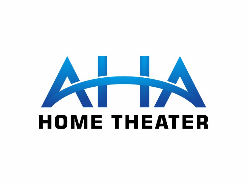 AHA Home Theater logo design by agus