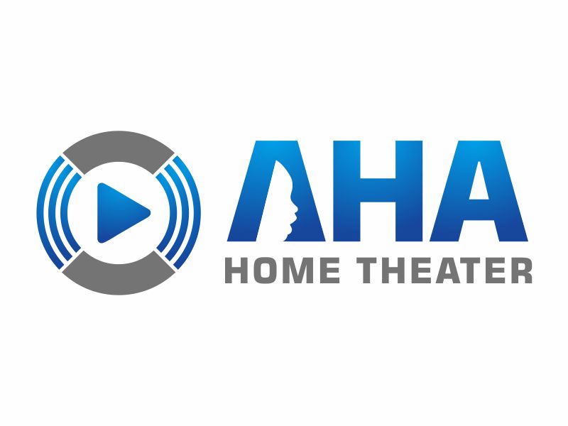 AHA Home Theater logo design by agus
