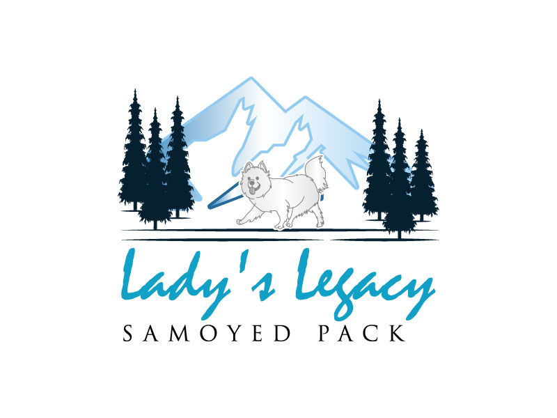 Lady's Legacy Samoyed Pack logo design by aryamaity