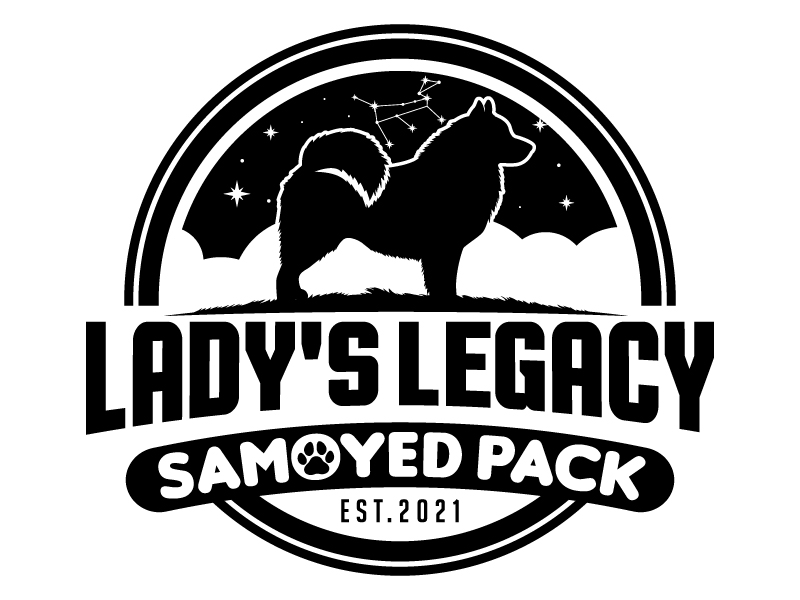 Lady's Legacy Samoyed Pack logo design by jaize