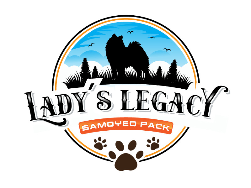 Lady's Legacy Samoyed Pack logo design by Bambhole
