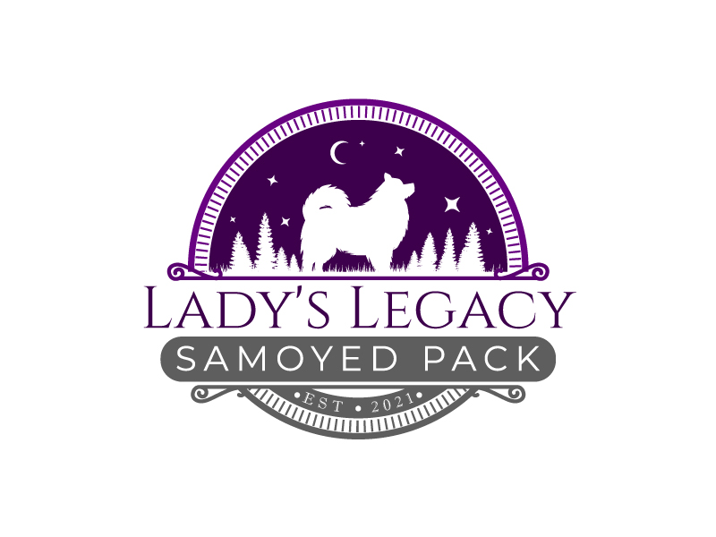 Lady's Legacy Samoyed Pack logo design by yans
