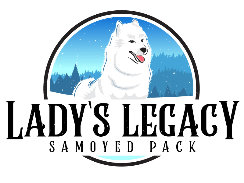 Lady's Legacy Samoyed Pack logo design by bezalel