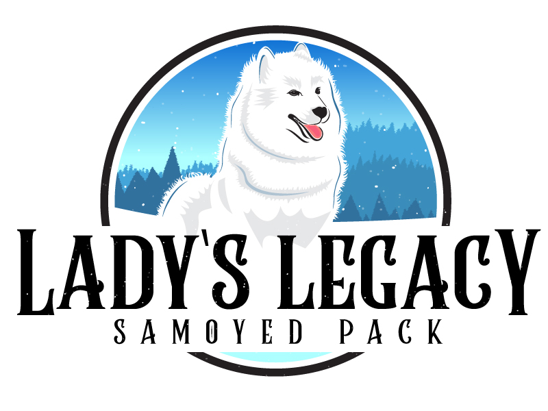 Lady's Legacy Samoyed Pack logo design by bezalel