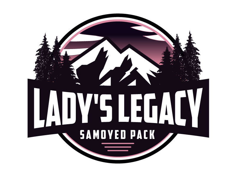 Lady's Legacy Samoyed Pack logo design by aryamaity