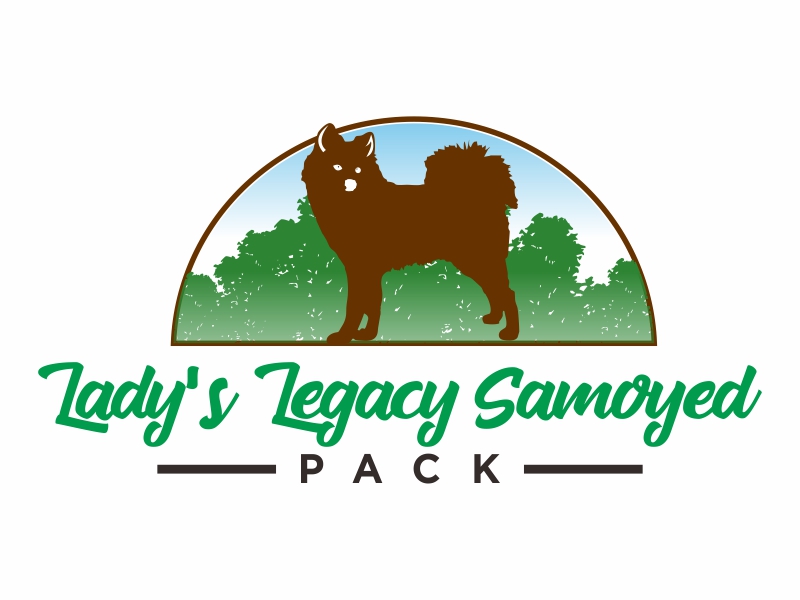 Lady's Legacy Samoyed Pack logo design by Greenlight