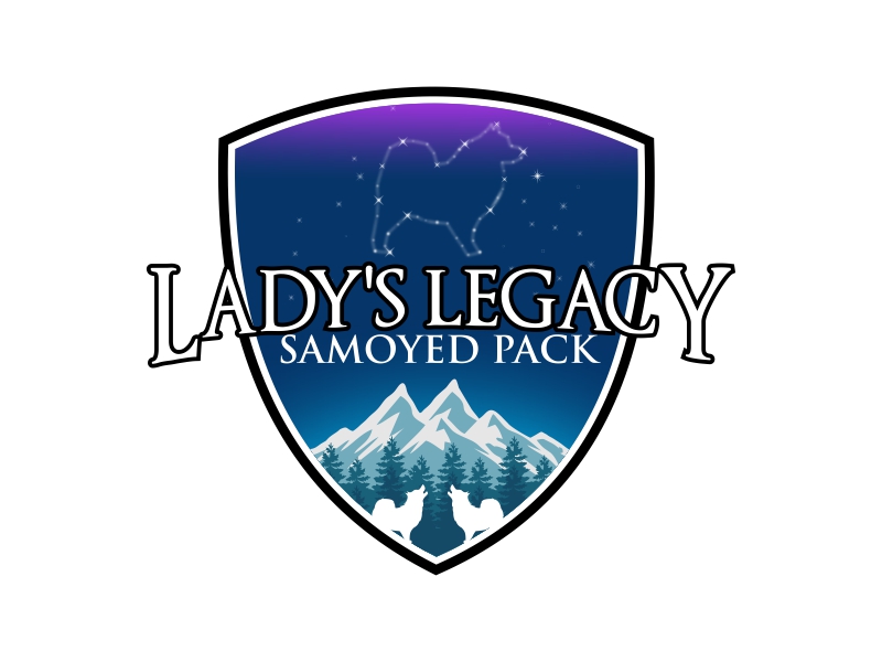 Lady's Legacy Samoyed Pack logo design by rizuki