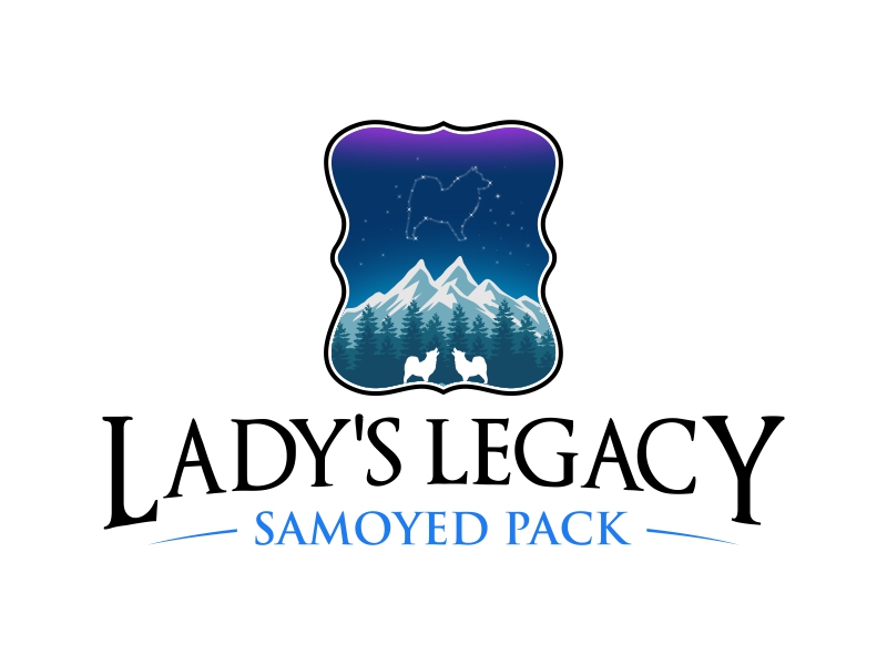 Lady's Legacy Samoyed Pack logo design by rizuki
