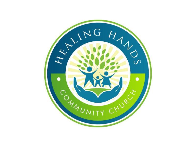 Healing Hands Community Church logo design by pencilhand