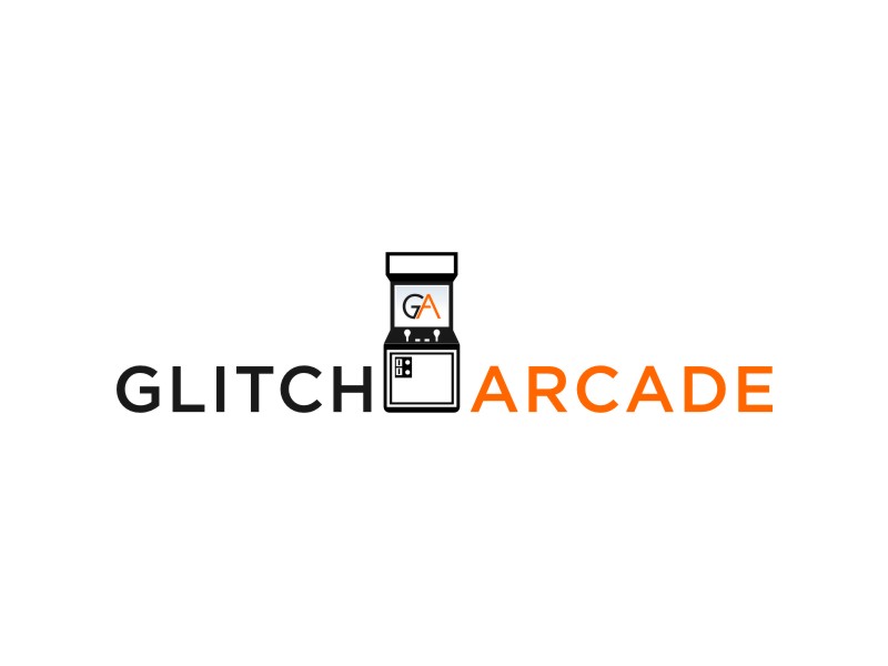 Glitch Arcade logo design by Artomoro