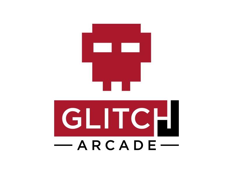 Glitch Arcade logo design by puthreeone