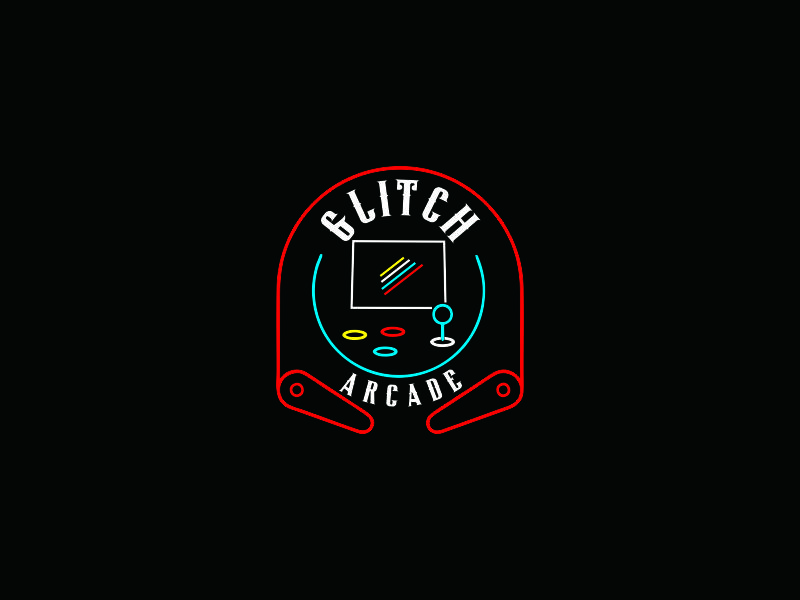 Glitch Arcade logo design by Lafayate
