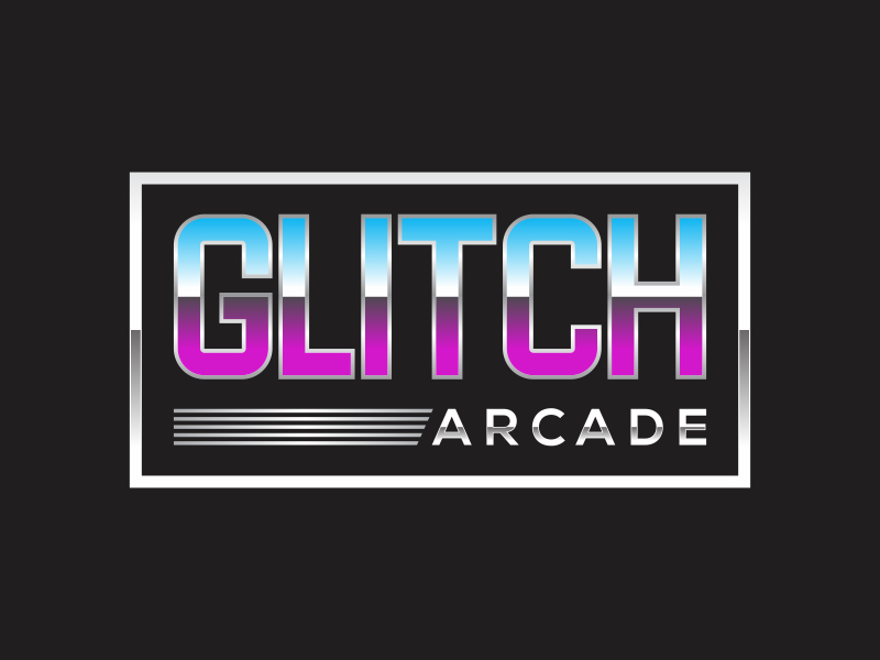 Glitch Arcade logo design by rokenrol