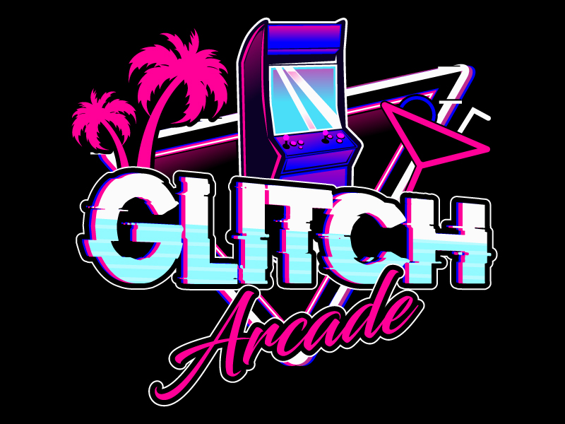Glitch Arcade logo design by Suvendu