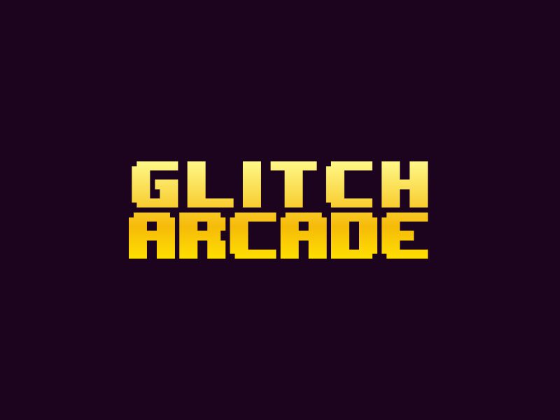 Glitch Arcade logo design by MUNAROH
