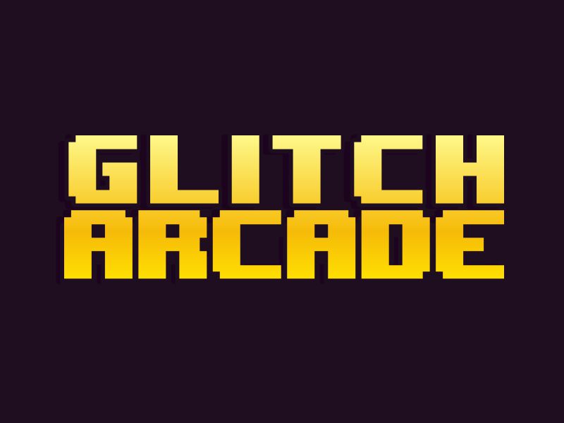 Glitch Arcade logo design by MUNAROH