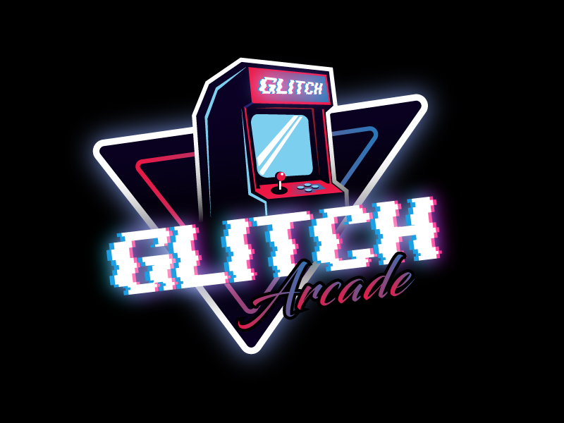 Glitch Arcade logo design by gearfx