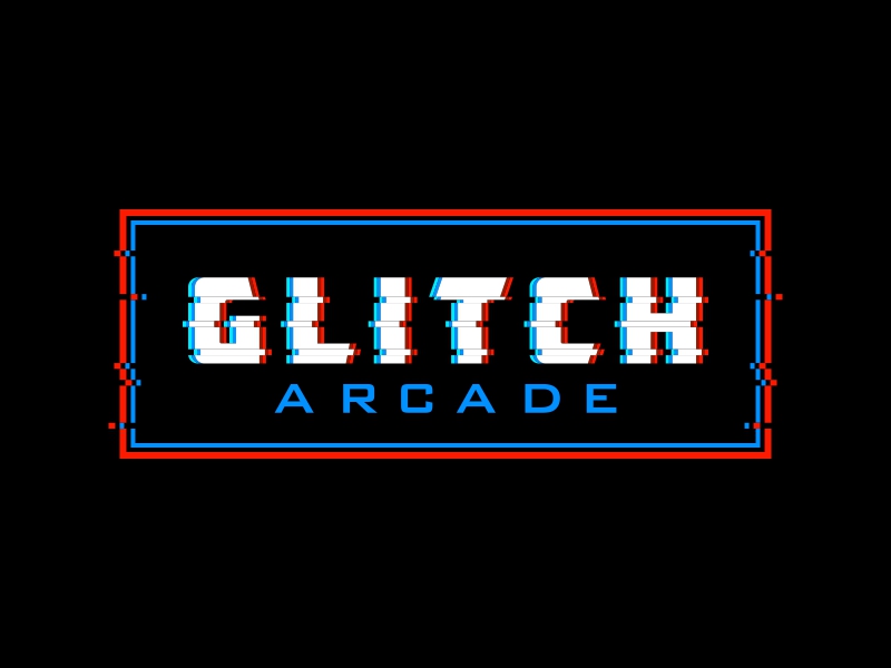Glitch Arcade logo design by rizuki