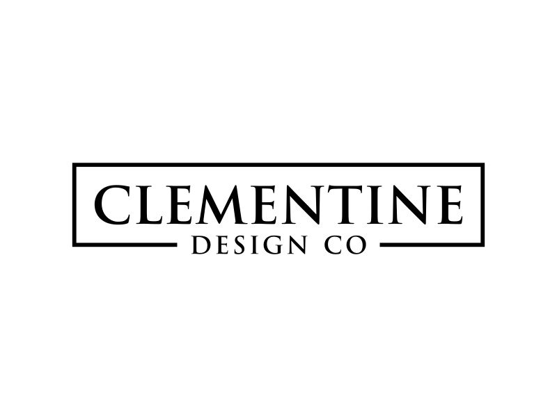 Clementine Design Co. logo design by dewipadi