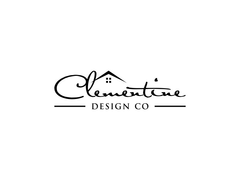 Clementine Design Co. logo design by dewipadi