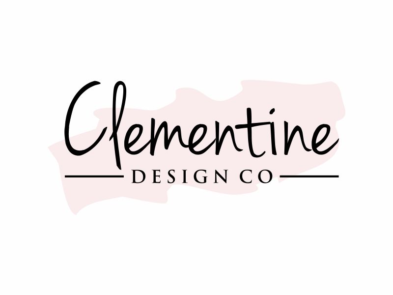Clementine Design Co. logo design by hopee