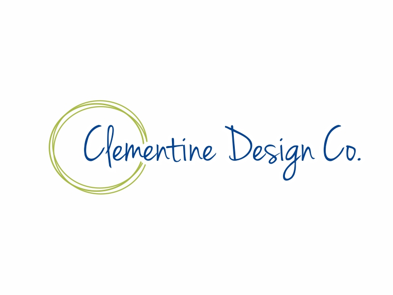 Clementine Design Co. logo design by Greenlight