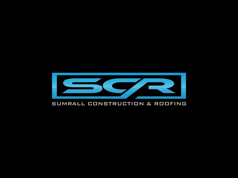 Sumrall Construction & Roofing or SCR ( Something of the sort ) logo design by stark