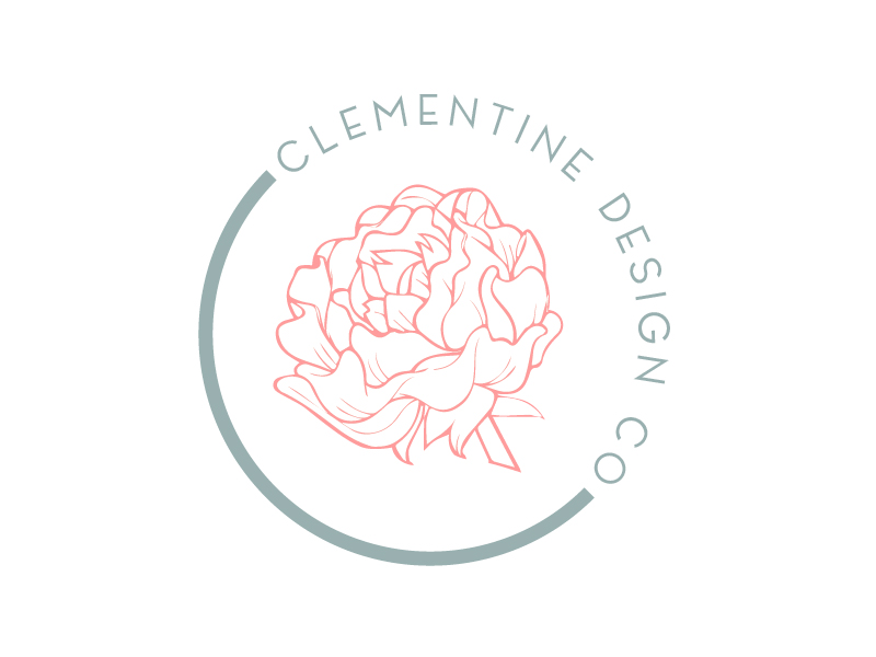 Clementine Design Co. logo design by czars