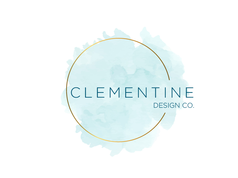 Clementine Design Co. logo design by Sofia Shakir