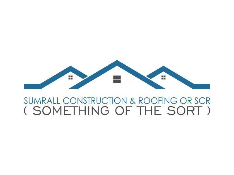 Sumrall Construction & Roofing or SCR ( Something of the sort ) logo design by Akisaputra