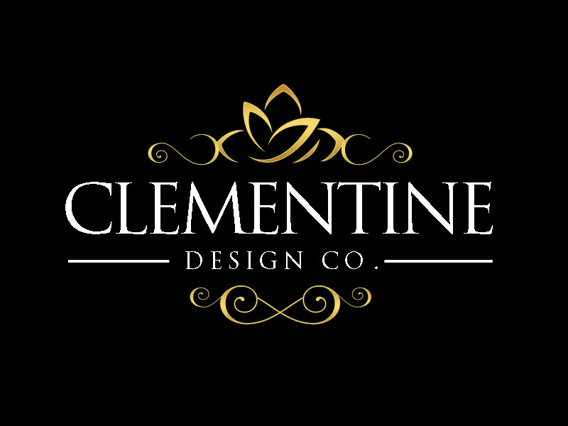 Clementine Design Co. logo design by kunejo
