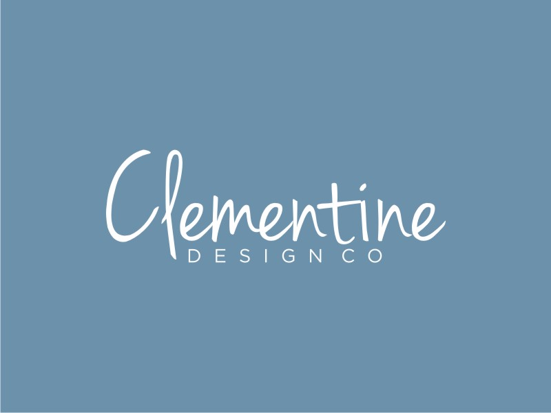 Clementine Design Co. logo design by josephira