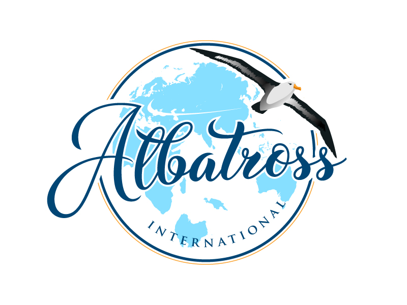 Albatross International 信天翁国际 logo design by MUSANG