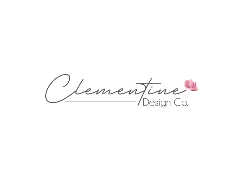 Clementine Design Co. logo design by usef44