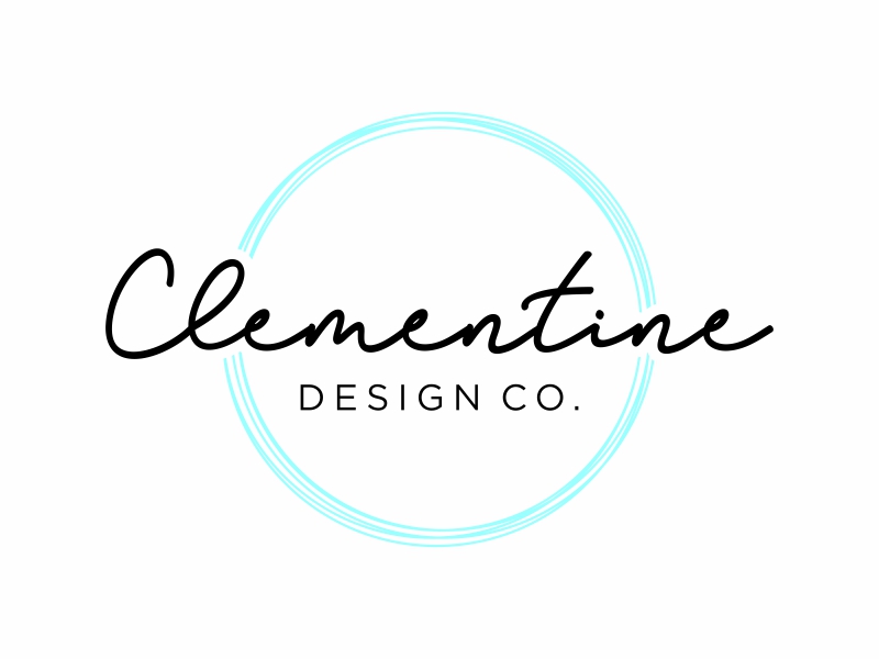 Clementine Design Co. logo design by Franky.