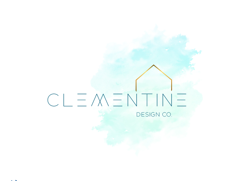 Clementine Design Co. logo design by Sofia Shakir