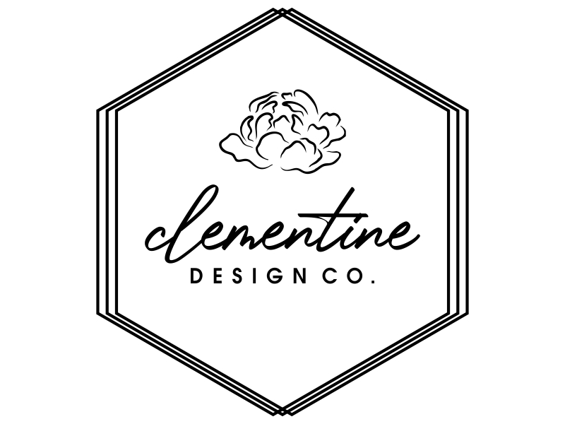 Clementine Design Co. logo design by JessicaLopes