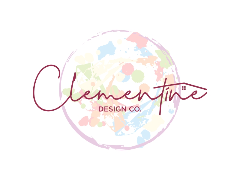 Clementine Design Co. logo design by qqdesigns