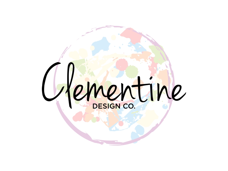 Clementine Design Co. logo design by qqdesigns