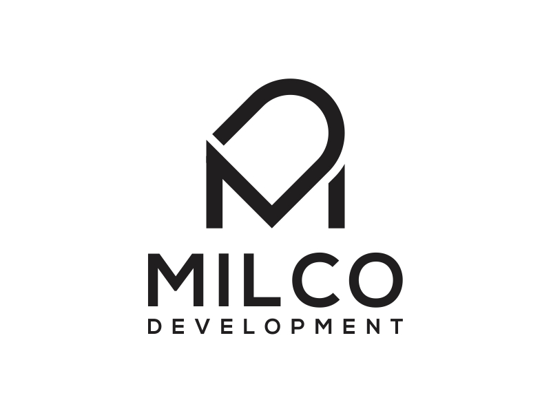 Milco Development logo design by rokenrol