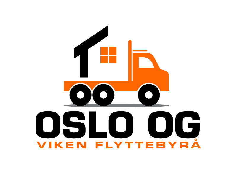 Oslo og Viken Flyttebyrå logo design by ElonStark